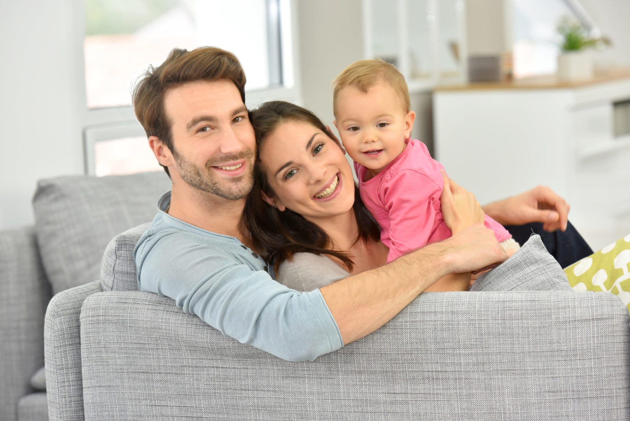 Image - young couple and baby